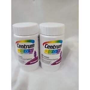 Centrum Women's Multivitamin/Multimineral Supplement 65 Tablets NEW Lot Of 2